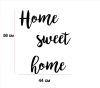 Надпис "Home sweet"