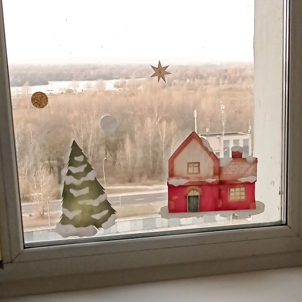 Новорічні будиночки